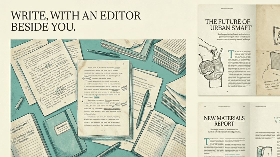 編集者の視点を与える創作AIワークスペース